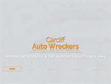 Tablet Screenshot of cardiffautowreckers.com